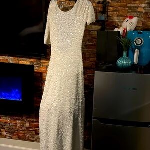 BCBGMaxazria Gown very clean new with tags video included